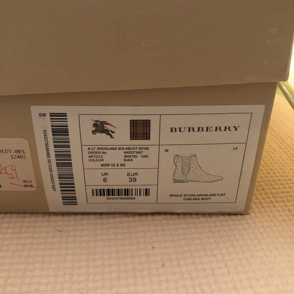 BURBERRY STUDED BOOTIES - Picture 5 of 5